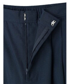 Green Parks 綿麻混タックテーパードパンツ