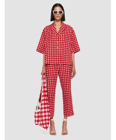 JOSEPH ヴィシー コットンシルク　クロップドトラウザーズ