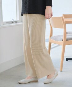 Tiaclasse L クリスタルプリーツパンツ