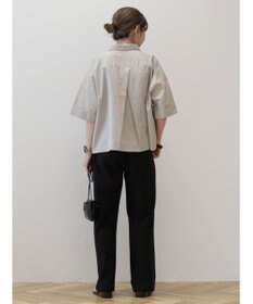 AMERICAN HOLIC イージーケア５分袖バックタックシャツ