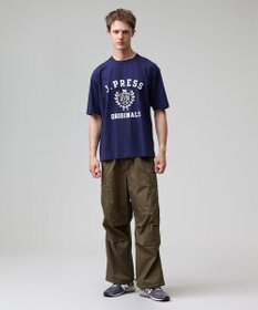 J.PRESS MEN 【J.PRESS ORIGINALS】【UNISEX】Cotton Jersey CRST Logo T-shirt