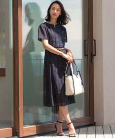 J.PRESS LADIES S シャドーチェック ワンピース