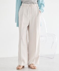 earth music&ecology 【セットアップ対応】リネンライクリラックスパンツ