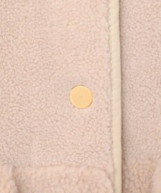 GRACE CONTINENTAL ノーカラーボアムートンコート