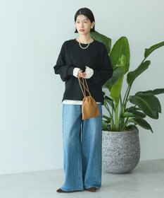 AMERICAN HOLIC 【WEB限定】サイドスリットポンチプルオーバー