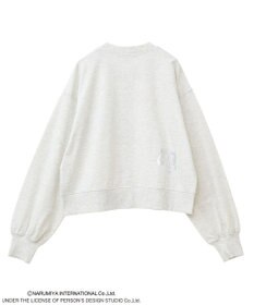 Green Parks ＡＮＧＥＬ　ＢＬＵＥ箔プリントＺＩＰカーディガン