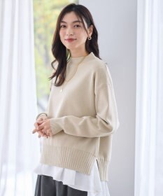 ANY L 【新色追加】ハイネックデイリーニット