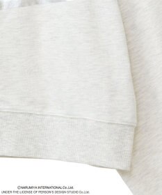 Green Parks ＡＮＧＥＬ　ＢＬＵＥ箔プリントＺＩＰカーディガン