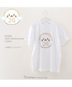 Mother garden しろたん 24周年アニバーサリー柄 Tシャツ 半袖