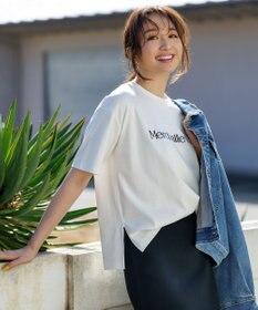 UNFILO BEAUTY FORM-Tコットン ロゴ半袖T