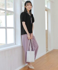 Tiaclasse 【洗える】ボリューム袖ジャガードプルオーバー