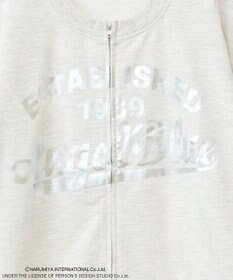 Green Parks ＡＮＧＥＬ　ＢＬＵＥ箔プリントＺＩＰカーディガン