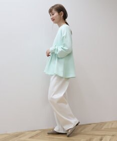 AMERICAN HOLIC 袖ボリュームペプラムスウェット