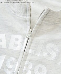 Green Parks ＡＮＧＥＬ　ＢＬＵＥ箔プリントＺＩＰカーディガン