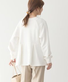 AMERICAN HOLIC 袖ボリュームペプラムスウェット