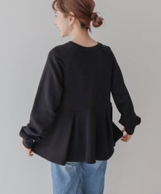 AMERICAN HOLIC 袖ボリュームペプラムスウェット