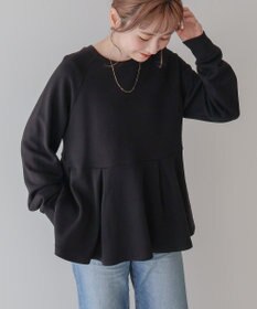 AMERICAN HOLIC 袖ボリュームペプラムスウェット