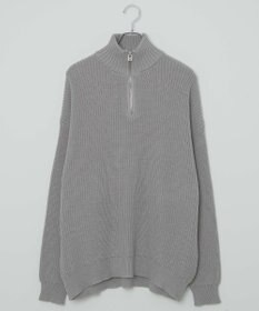 WEGO オーバーフィットハーフジッププルオーバー