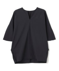 BEIGE， 【接触冷感/UVカット/洗える・BAILA 8.9月合併号掲載】YANN / Vスリットプルオーバーブラウス