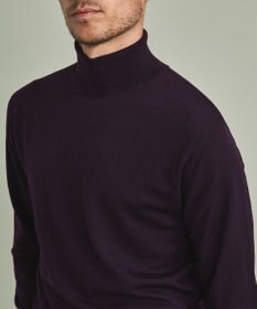 GOTAIRIKU 【家庭洗濯可能】イタリア糸 ハイゲージ タートルニット