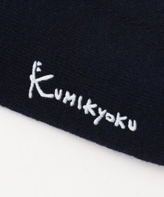 組曲 KIDS 【16~24㎝】リボン付シンプル ハイソックス