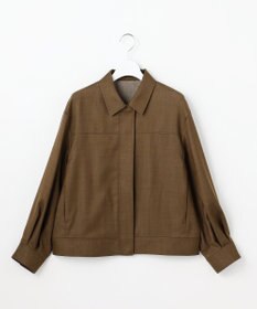 自由区 L 【17号サイズまで展開・SHIHOさん着用】デニムライクツイル ジャケット