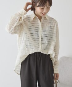 AMERICAN HOLIC シアーチェックシャツ