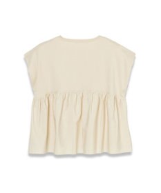 JOSEPH 【洗える】ポプリンジャージー　キャップスリーブティーシャツ