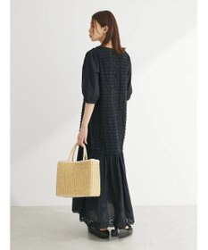 Green Parks ■ＥＳＣＡＲ　ウェーブカット×ローン刺繍ワンピース