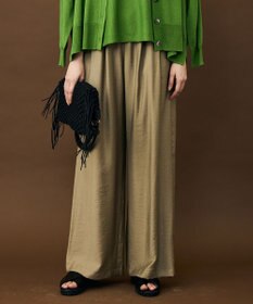 自由区 【セットアップ対応】エアリーツイルワイド パンツ
