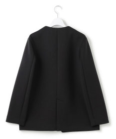 ICB L 【洗える】コンパクトWフェイス ノーカラージャケット