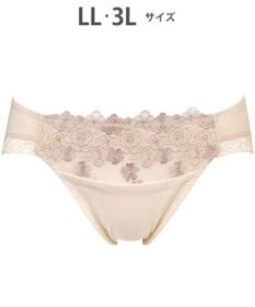 Wing ショーツ KB2060とペア 綿混素材（身生地部） やさしいはきごこち ナチュラルアップブラ はきこみ丈あさめ KF3360 ウイング／ワコール