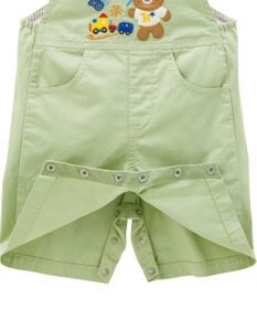 MIKI HOUSE HOT BISCUITS オーバーオール＆ボーダー長袖Tシャツギフトセット【BOX付き】