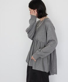 AMERICAN HOLIC ティアードギャザーニットプルオーバー