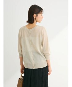 Green Parks ２ｗａｙ　７分袖ブライトシアーニットプルオーバー