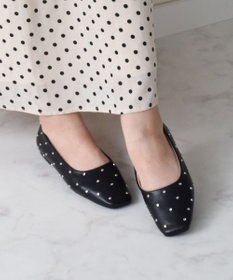 Bridget Birkin 【Bridget Birkin】ドットビジューフラットシューズ