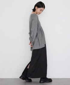 AMERICAN HOLIC ティアードギャザーニットプルオーバー