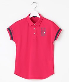 23区GOLF 【WOMEN】エイトロックカノコ カラーポロシャツ