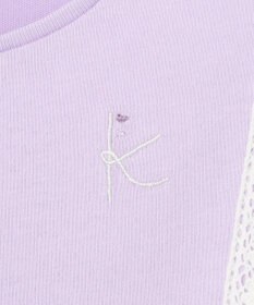 組曲 KIDS 【110-140cm】ラッフルレースフリル Tシャツ