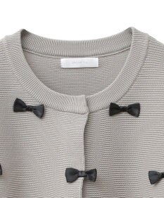 Green Parks ・ｓｗｉｎｇ　ｂｙ　メニーリボンニットカーディガン