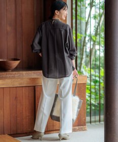 23区 S 【CLASSY.2月号掲載/洗える】TRストレッチギャバ ワイドパンツ