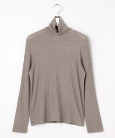 J.PRESS LADIES S カシミヤシルク シアーリブ タートル カットソー