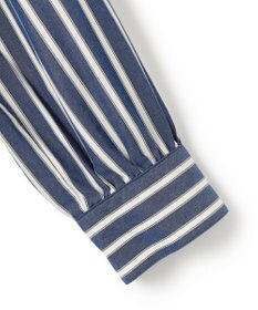 J.PRESS YORK STREET 【WOMEN】ワンウォッシュ ストライプ シャツワンピース