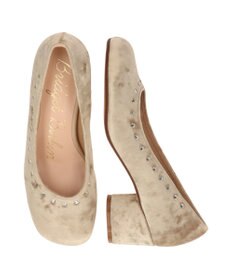 Bridget Birkin 【Bridget Birkin】トップラインビジューオブリークパンプス