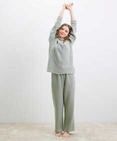 une nana cool 【綿混】丸襟ぽこぽこNew Yearパジャマ