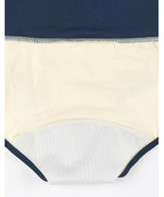 une nana cool 綿ベア天竺 カラーブロッキング サニタリーショーツ