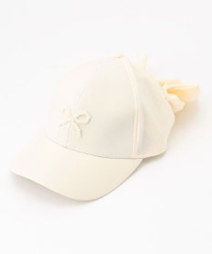 ANY KIDS 【日よけ付き】リボンキャップ