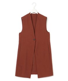 ICB 【洗える】T/Rドライリネン ジレ