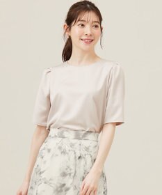 ANY SIS L 【洗える】サテン プルオーバー