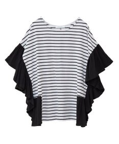 Green Parks 袖フレアドッキングカットプルオーバー